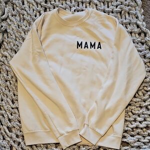 Cream 'MAMA' Sweatshirt